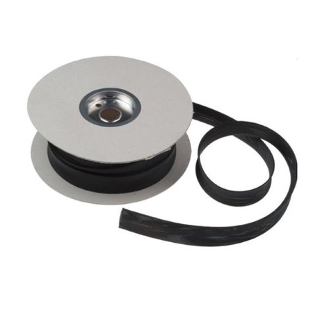 KABLE KONTROL Kable Kontrol® Cobra® Expandable PET Braided Sleeving - 5/8" Insider Diameter - 250' Length - Black FW058-250